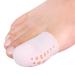 Big Toe Caps 10Pcs Big Toe Protectors Breathable Silicone Toe Protector Provides Pain Relief from Corns Blisters Missing Or Ingrown Toenails for Woman and Man. White-10pcs