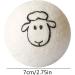 Dryer Balls Wool Natural Organic Reusable Drier Balls | Soft Touch Dryer Accessories for Clothing Anti Winding Anti Static Save Drying Time Nicything - Buy Online on GoSupps.com