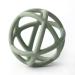 TOPGOMES Baby Teether Ball Toy  BPA Free Silicone Soft Ball Easy to Hold Teether for Babies Ages 6 Months+ (Sage)