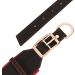 Durable PU Leather Padded Dog Collar for Medium & Large Breeds | Adjustable Heavy-Duty Buckle - Perfect for Pit Bulls | Black L: Neck 43-51cm 4cm Width - Buy Online on GoSupps.com