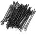 Benoon Black Jumbo Bobby Hairpins - 60 Metal Wave-Shaped Clips | Flat Lace Style Hairpins for Salon & Everyday Use - Buy Online on GoSupps.com