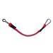 ARBO-INOX - Tie rope for trailers - with carabiner and panic hook - plastic cover (red)