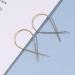 Cross Arc Threader Earrings - Gold Geometric Wire Twist Hoops for Women & Girls | Perfect Gifts - Buy Online on GoSupps.com