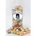 Old Timers Traditional Dolly Mixtures in Reusable Retro Victorian Style Plastic Jar 970 millilitres 750 grams