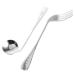 Left Hand Cutlery Flatware Self-Feeding Spoon Adaptive Blending Fork Dinner Auxiliary Spoon Angled Assist Tableware Angled Spoon for Patients Elder Bevel Elbow