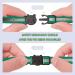 Hepplly 2-Pack Dark Green Cat Collars - Quick Release Reflective Kitten Collars with Bell for Safe & Stylish Outdoor Adventure - Buy Online on GoSupps.com