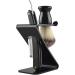 Angoily Razor Stand | Salon Beauty Tool & Brush Rack for Men | Acrylic Shaver Holder & Beard Brush Stand - Ideal Hairdressing Accessories - Buy Online on GoSupps.com