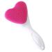 Angoily Love Cleansing Brush Face Scrub Manual Face Wash Brush Face Massaging Brush Skin Care Face Brush Heart Facial Cleaning Brush Manual Facial Washing Brush Handheld Scrubber