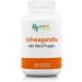 PureNature Organic Ashwagandha 1300mg Root Powder with Black Pepper Extract - 60 Veg Capsules - Buy Online on GoSupps.com