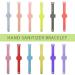 UISI Silicone Bracelet - Disposable Portable Hand Sanitizer Wristband (Clear Pink) - Ideal for Adults and Children - Buy Online on GoSupps.com