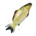 Cat toys fish electrical with catnip - interactive simulation washable plush fish toys rechargeable loose toy fish with USB cable for cat and pets to play yellow