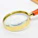 Magnifier Metal Hand-Held Magnifying Glass Imitation Handle High-End Gift Parents Elderly Students Reading Lofty Ambition - Buy Online on GoSupps.com