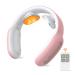 Electric Pulse Neck Massager Cordless, Intelligent Neck Massager with Heat, 3 Modes 15 Levels Deep Tissue Trigger Point Massager for Pain Relief and Relax at Office, Home, Travel, Car Pink