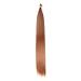 Feather Hair Extension 2 pcs Long Bone Straight Synthetic Hair Extension Easy Silky Bulk Crochet Braid Bundle Pre Stretched Fiber Braiding (Color : 30 Size : 22inches) 22inches 30