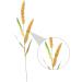 Warmhm 3pcs Simulated Ears of Corn Fake Wheat Ears Dried Wheat Stalks for Decorations Wheat Decoration Single Artificial Grass Plant Artificial Wheat Ears Stalks Vegetable Iron Goldenx3pcs 12X75CMx3pcs - Buy Online on GoSupps.com