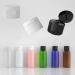 Zeoabsy 6 Pack 50ml Transparent PET Plastic Bottles - Portable Cosmetic Travel Container with Black Lid - Buy Online on GoSupps.com