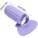 Clear Jelly Silicone Nail Stamp | Transparent Nail Art Stamper for DIY Manicure | Violet Pressure Tool - Buy Online on GoSupps.com