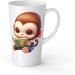 White Ceramic Baby Monkey Mug - Large 483 ml Perfect for Hot Chocolate or Milk Fun and Easy to Use - Buy Online on GoSupps.com
