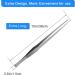 Luxiv Aquarium Tweezers 15 - Stainless Steel Straight and Curved Tweezers - Fish Tank Plant Aquascape Tools - Feeding Tongs Silver - Buy Online on GoSupps.com