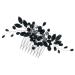 DOITOOL Crystal Side Hair Comb Wedding Headpiece Bridal Crystal Hair Comb Crystal Bridal Comb Bridal Hair Comb Brides Headpieces Bridal Comb Barrette Prom Hairpin Rhinestones Bridesmaid