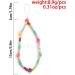 Handmade Colorful Mobile Phone Lanyard - Rainbow Fruit Wrist Strap for Women | Cute Polymer Clay Design - Buy Online on GoSupps.com