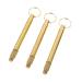 HOLIDYOYO 3pcs Ear Cleaning Kit Ear Tools Brass Design Spiral Shape for Comfortable Cleaning for Daily Use