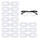 10 Pairs Oval Silicone Eyeglass Nose Pads - Comfortable Non-Slip Eyewear Accessories for All Glasses - International Shipping Available - Buy Online on GoSupps.com