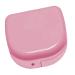 Buy Portable Dental Prosthesis Orthodontics Retainer Box - Dustproof & Professional Storage Case for False Teeth (Pink) - Buy Online on GoSupps.com