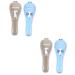 Angoily 4 pieces of razor storage box Storage case for razor shaver holder holder for bare shaver Electric back razors for men travel travel stream.