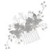 FRCOLOR Accessories bridal headwear Hair accessories Wedding accessory Hair comb decor Lovely hair comb Girls hair accessory Bride headdress bridesmaid abs imitation pearl Hair up Comb