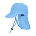 weVSwe Baby Toddler Sun Hat UPF 50+ Swim Cap Flap Neck Protection Adjustable Chin Straps UV Sun Protection Hats Blue 0-6 Months