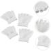 Ipetboom 2 Pairs Five Toe Half Socks Toe Spacers for Feet Heel Sleeves Toe Socks Toeless Socks Pedicure Sock Half Foot Socks Toe Spacer Socks Gelt Cosmetic Latex Silk White Fish Mouth Socks - Buy Online on GoSupps.com