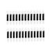 Balacoo 100pcs Eye Makeup Applicators Tipped Oval Makeup Tool Eye Shadow Applicator Makeup Tools Sponge Miss
