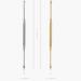 SSWERWEQ Ear wax removal tool Double End Ear Pick 360 Cleaning Three Ring Ear Wax Removal Ear Remover Cleaner Stainless Steel Spoon Ear Care Tools (Color : Gold) - Buy Online on GoSupps.com