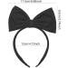 ALLY-MAGIC Black Bow Headbands Large Bowknot Hairband Christmas Hairbands Headdress for Women Girls Vintage Hairbands for Xmas Party Cosplay Christmas Costume Accessories Y9HDJFG (Black) - Buy Online on GoSupps.com