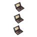 Beavorty 3pcs 18 18 Shadow Palette Eyeshadow Woman Makeup Palette Miss Flash Cosmetic mediumx3pcs Blackx3pcs