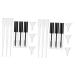 FOMIYES 2 Sets Mascara Tube Plastic Dropper Bottle Clear Plastic Vials Perfume Dropper Bottle Travel 10X1.5cm Assorted Color