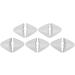 5 Pairs Toe Inserts - Soft PU Foam Fillers for Big Loose Half Size Shoes - Versatile Grey Toe Support - Buy Online on GoSupps.com