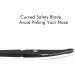 LIVINGO 3.75 Premium Curved Nose Hair Scissors with Safety Blades for Facial, Ear, and Eyebrow Trimming (Black) - Buy Online on GoSupps.com