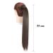 Ponytail Clip-in Braid Extension Hairpiece - 55cm Dark Brown Realistic Hair Extensions - Buy Online on GoSupps.com