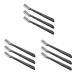 FRCOLOR 36 STK eyebrow razor Face Razor Razor Razor Razor Ey Brauen-Bow Sagittarius Razor with cover eyebrow knife Tool Miss Fr ulere Hands Shave Mx3Pcs Blackx3st