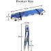 Foldable Stretcher with Tie Bar Lightweight Aluminum Alloy 4 Wheels Flat Rescue Stretcher for Hospital Ambulance Fire Rescue - Buy Online on GoSupps.com