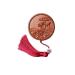 Hanyzcin portable pocket mirror 1-part circular mini-compact mirror Antique round foldable cosmetic make-up mirror for girls-random style