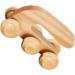 Gleavi Wooden Roller Massage Device - Acupressure Ball & Muscle Roller for Deep Tissue Body Massage - Perfect for Calves & Relaxation - Buy Online on GoSupps.com