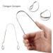 Ikappy Professional Stainless Steel Tongue Scraper - Enhance Oral Care Combat Bad Breath & Achieve Fresh Breath - Buy Online on GoSupps.com