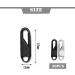 Qazuwa 20 Pack Metal Zipper Pull Tabs Black & Silver Zip Pull Tags for Luggage Bags Jackets & More | International Shipping Available - Buy Online on GoSupps.com