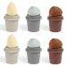 AUAUY Makeup Sponges Blender Set Professional Beauty Sponge Foundation Blending Beauty Sponge Multi-colored Makeup Sponges for Cream Liquid and Powder 6 Pcs with Coffee Cup Package 6pcs with Coffee Mug