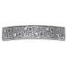 Danforth Wild Rose Metal Hair Barrette Set x3 - Handcrafted Pewter Hair Clips for Thick Hair, Made in USA - Buy Online on GoSupps.com