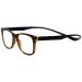 Magz Chelsea Classic Reading Glasses +1.00 Tortoise Havana Gold Men/Women Readers Neck Hanging Magnetic Snap It Rear Connect