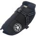 Tineer Winter Pet Coat with Harness | Waterproof Fleece Lined Warm Jacket for Large Dogs | XL Black - Buy Online on GoSupps.com